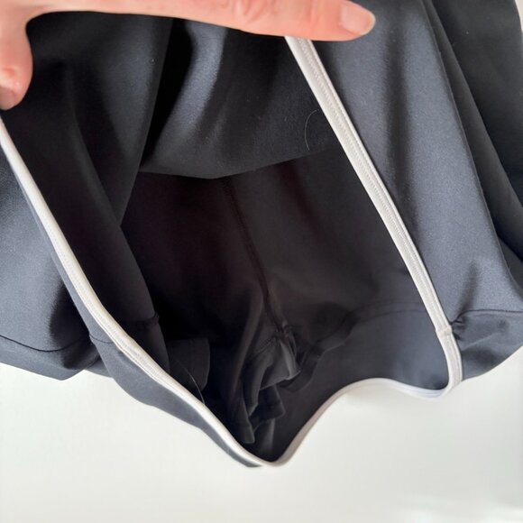 Aerie Traveler Mini Dress Black White Size Medium - Picture 7 of 8